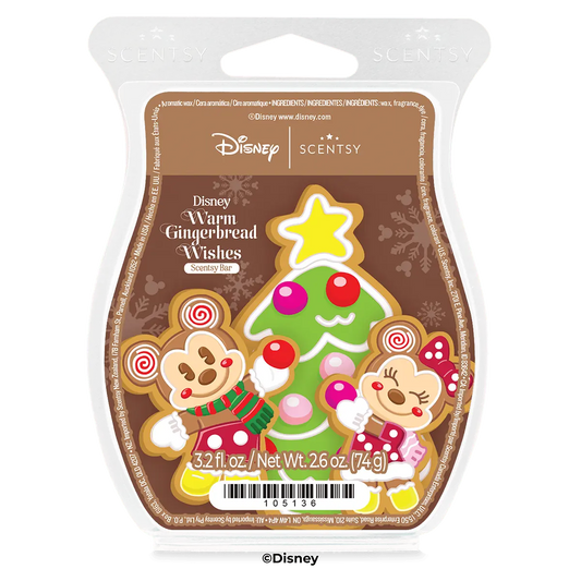 Disney Warm Gingerbread Wishes Scentsy Bar